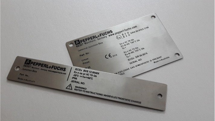 Stainless Steel Labels - 01